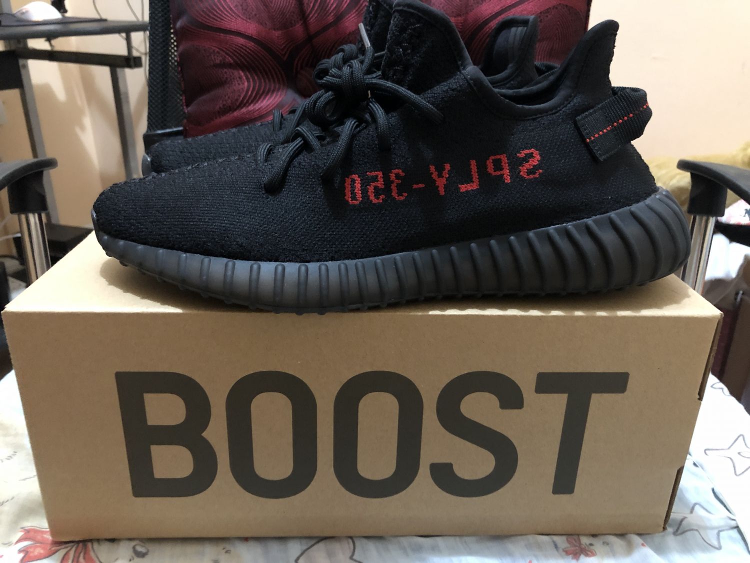 adidas yeezy boost 350 v2 mens black red stores