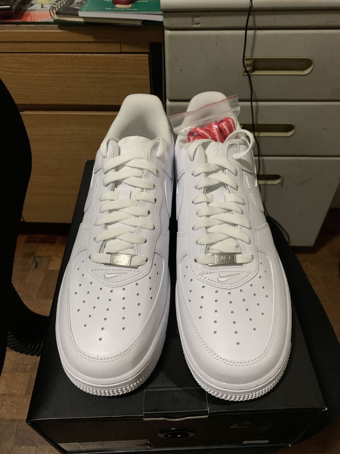 Nike Air Force 1 Low Supreme White | AfterMarket