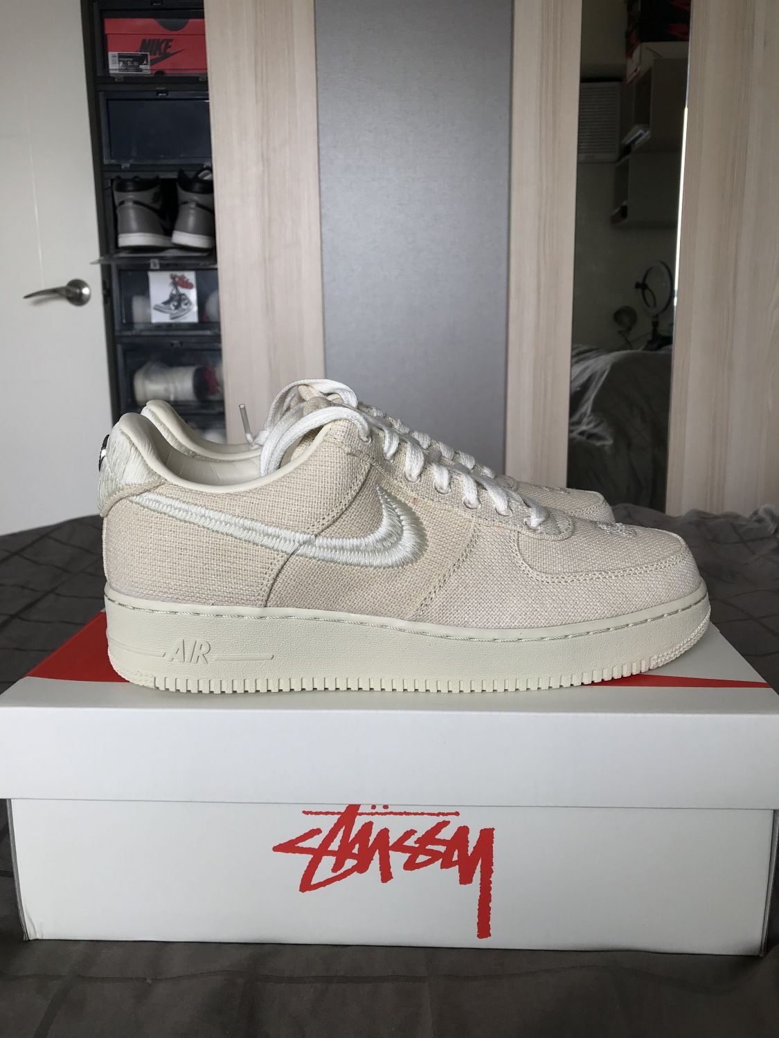 airforce 1 stussy fossil