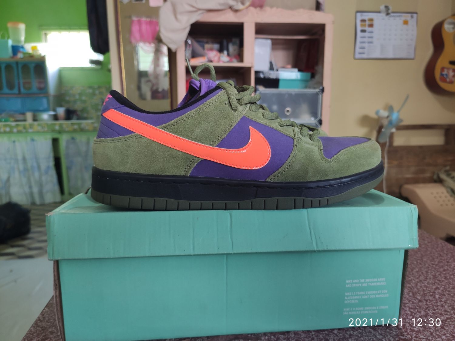 nike sb dunk pro purple