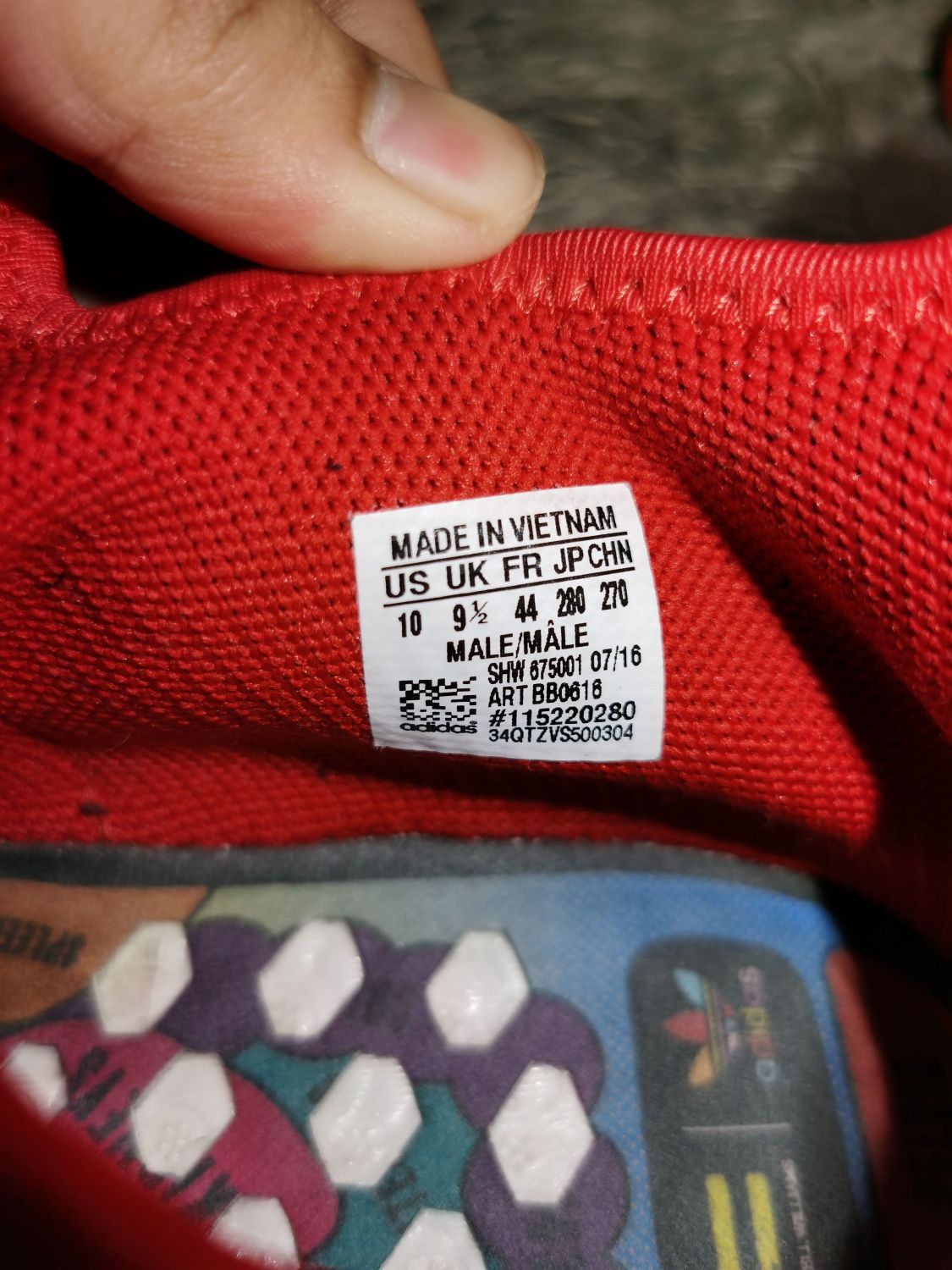 Adidas Pharrell Williams Human Race NMD OG Scarlet Red BB0616 size 10 RARE