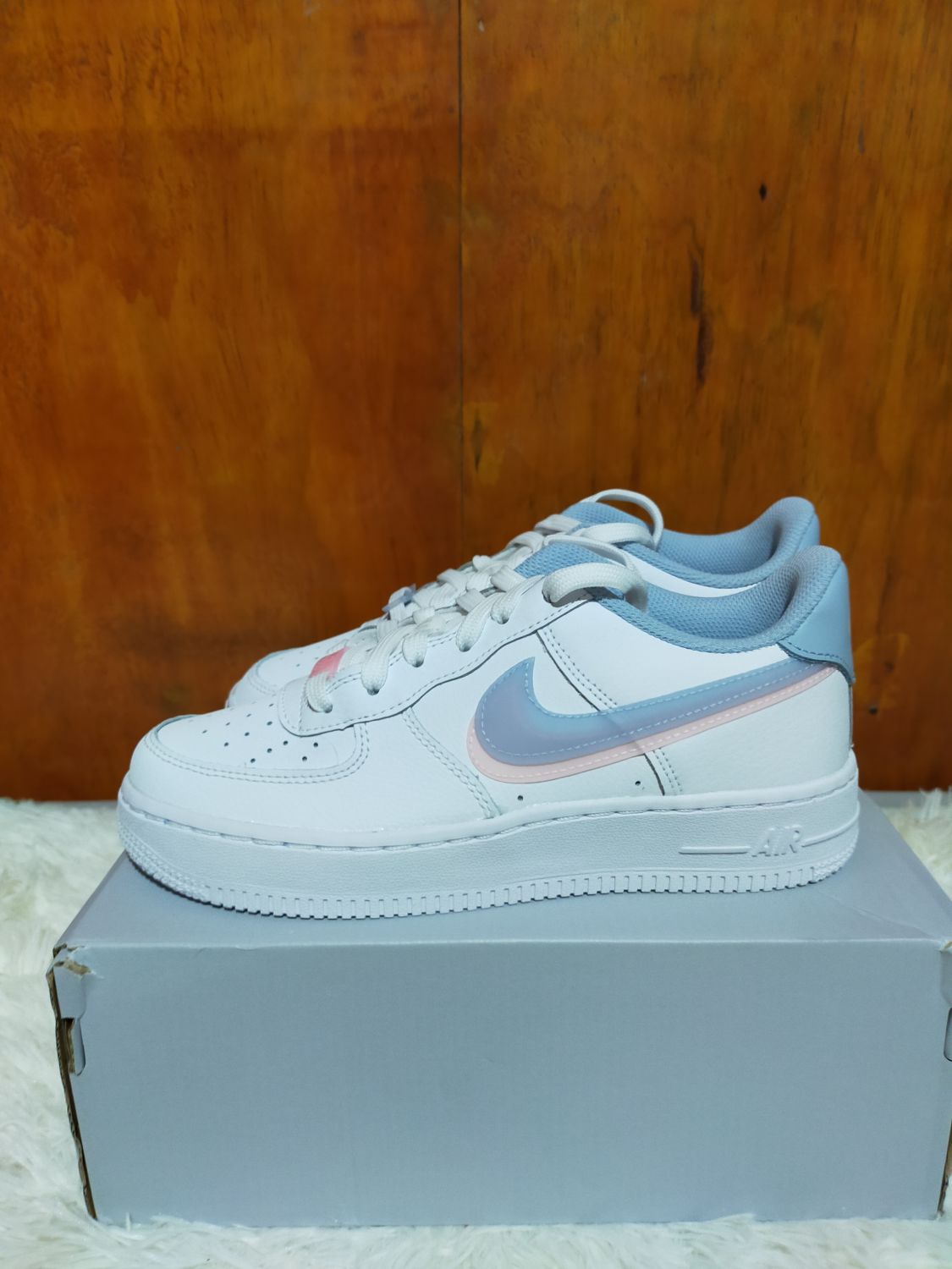 Nike Air Force 1 Low Double Swoosh Gs Aftermarket