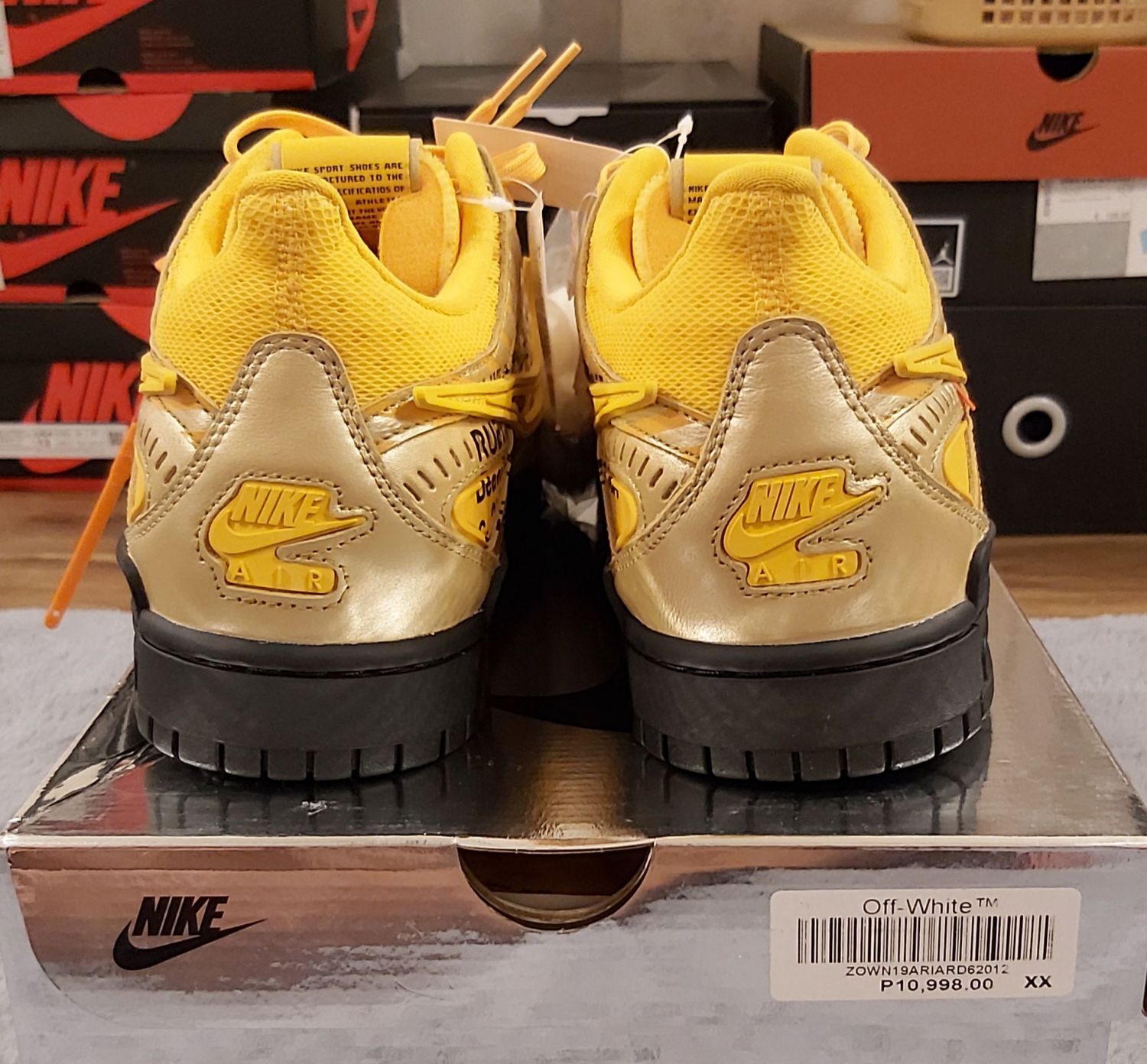 Nike Air Rubber Dunk Off-White University Gold | AfterMarket
