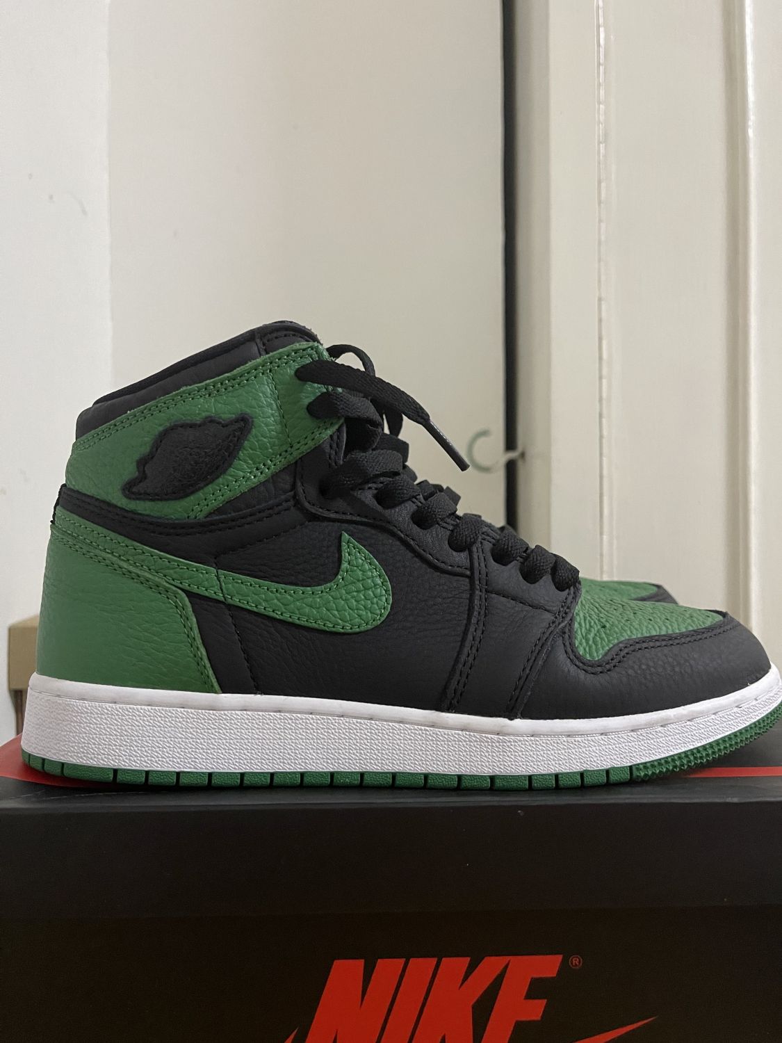 pine green and black