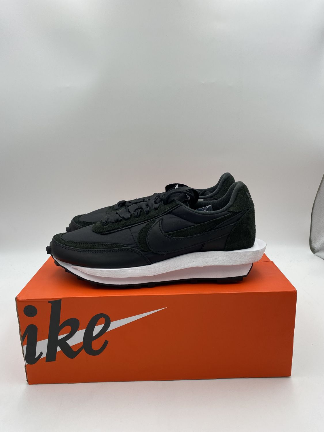 nike ld waffle sacai black nylon