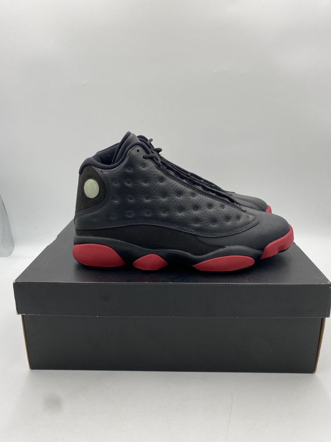 Air Jordan 13 Retro Dirty Bred Men's Shoe - Black/Gym Red/Black - 10