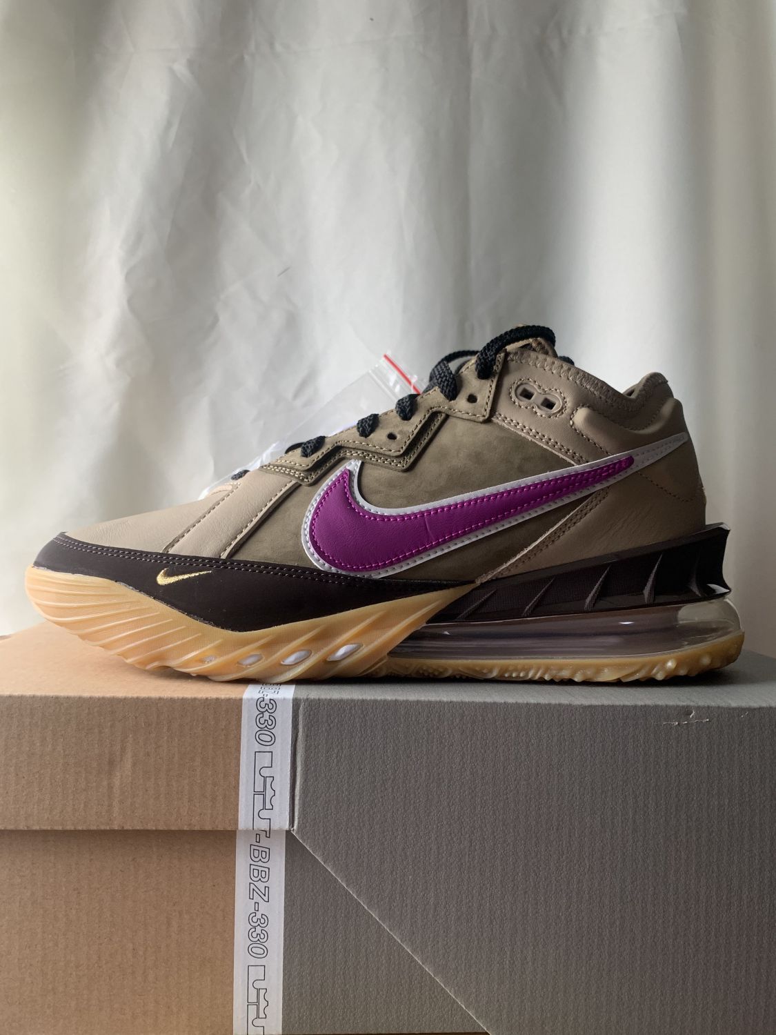 lebron 18 low x atmos stockx