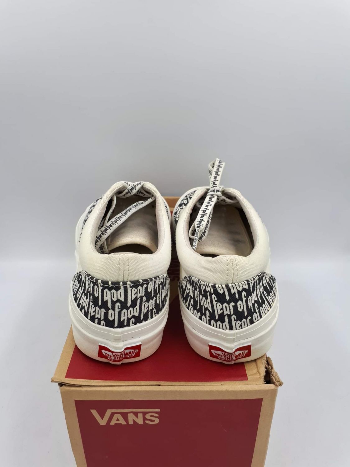 Fear of god vans back hotsell