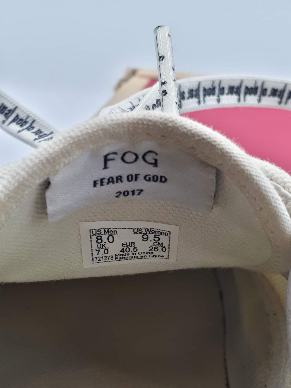 Vans Era 95 Fear Of God AfterMarket