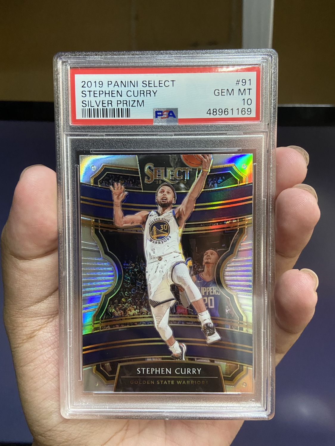 2019 Panini Select Stephen Curry Silver Prizm #91 PSA 10 | AfterMarket