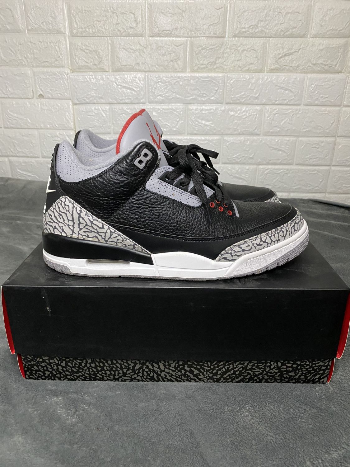 jordan 3 black cement 2021