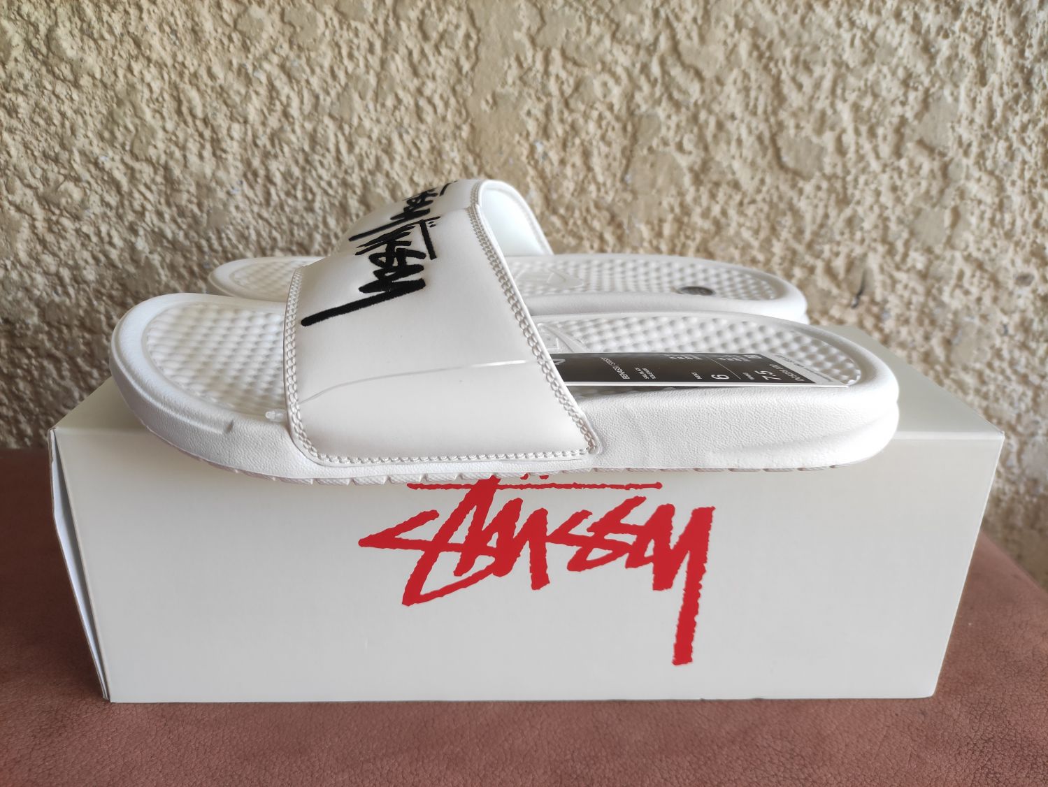 nike benassi stussy