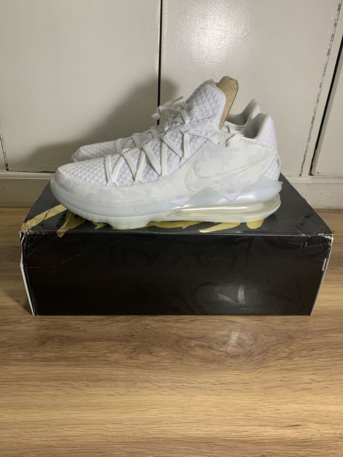 lebron 17 low white volt purple