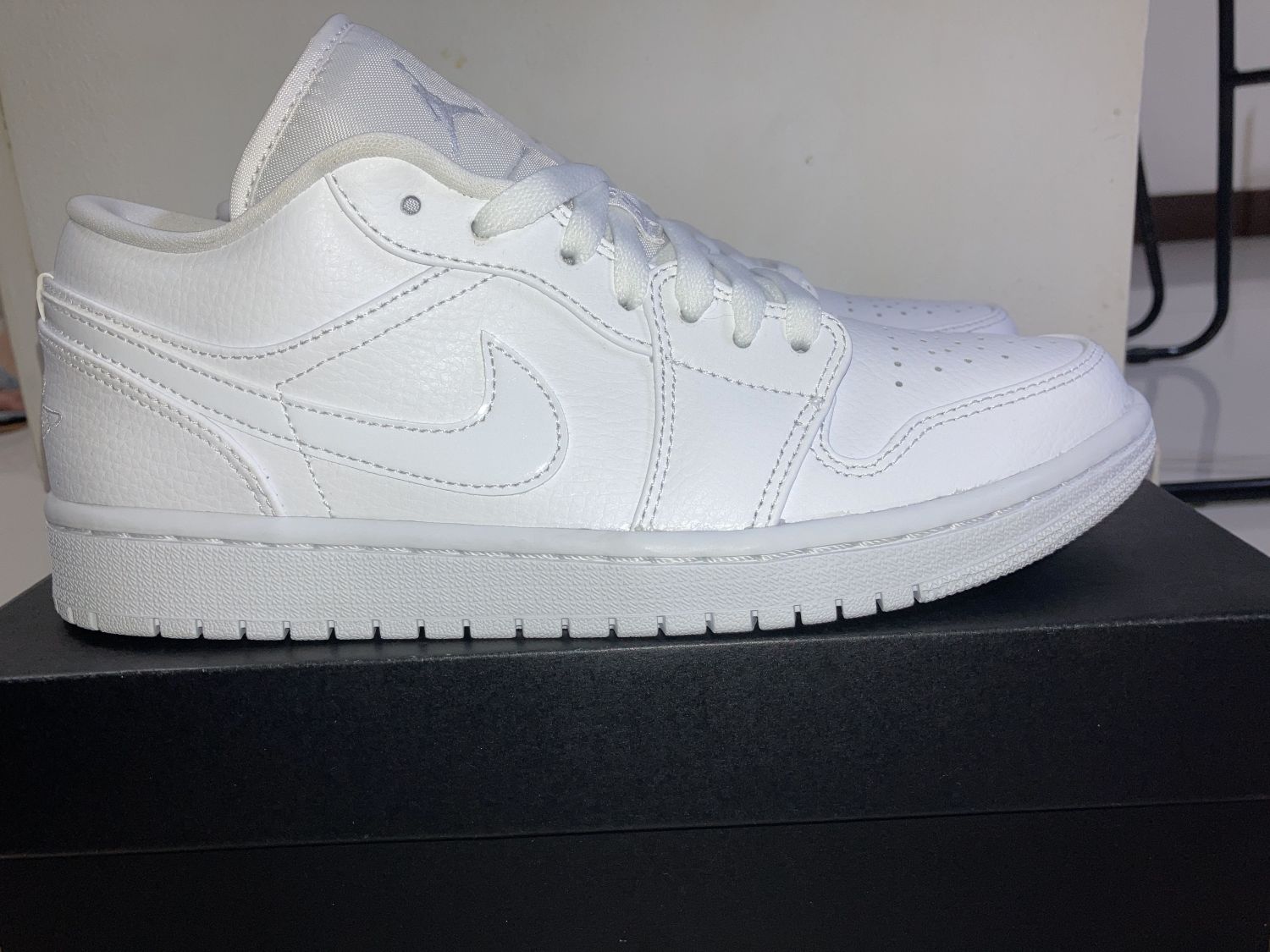 Jordan 1 Low Triple White Fog Grey | AfterMarket