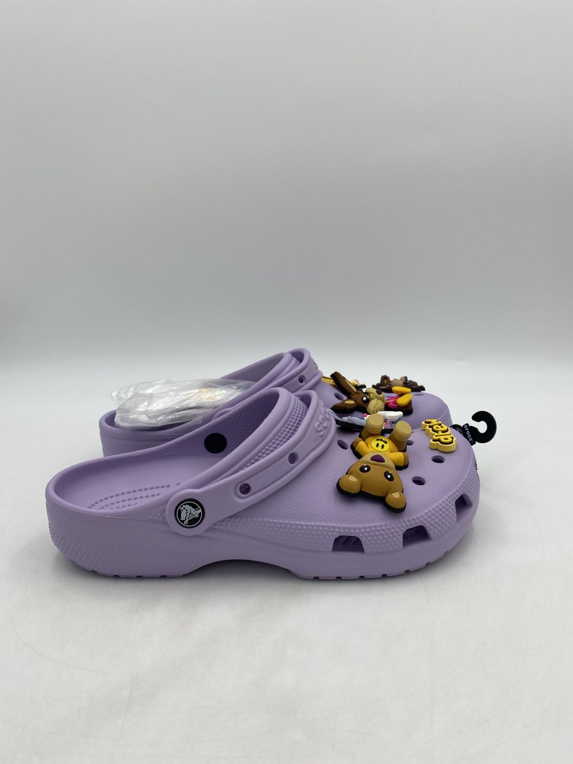 Size 11 Brand New Justin Bieber w/ drew house 2 Lavender Crocs Classic Clog  - clothing & accessories - by owner 