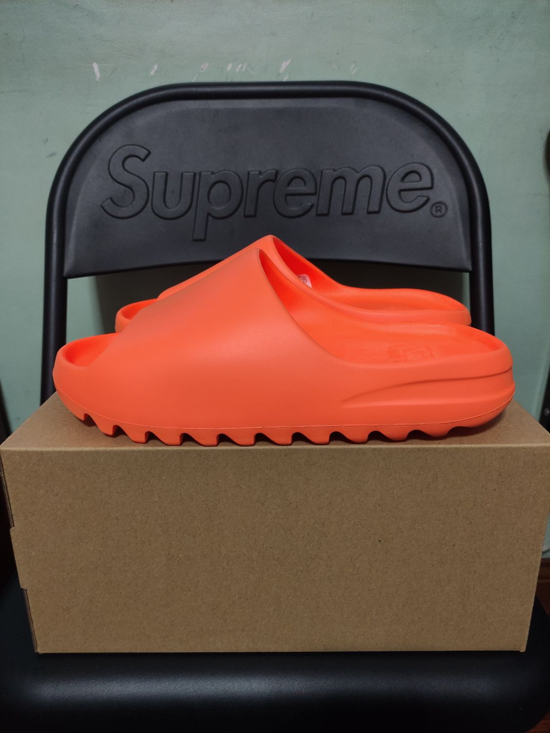 yeezy slide enflame orange sizing