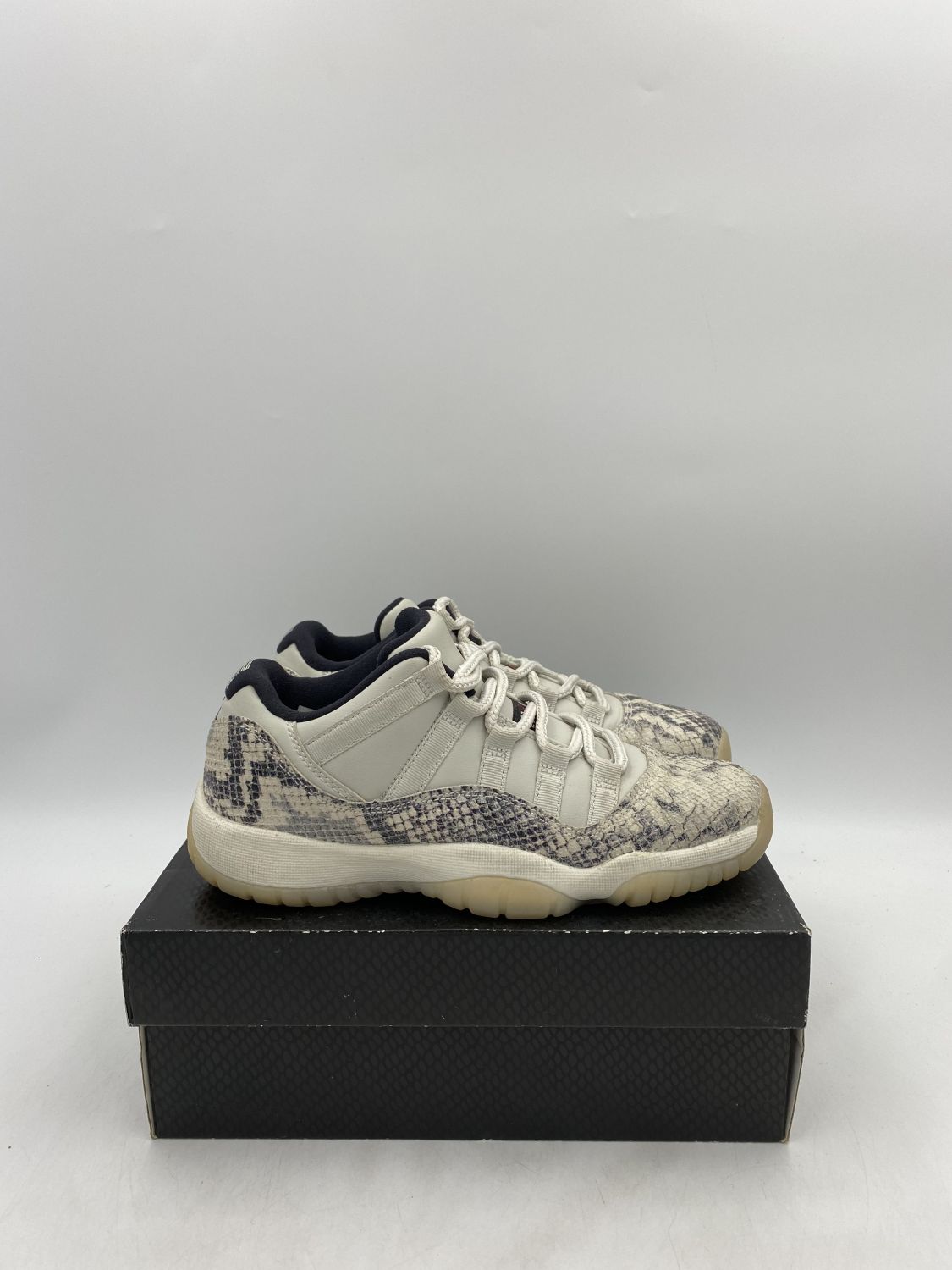 Jordan 11 Retro Low Snake Light Bone GS AfterMarket