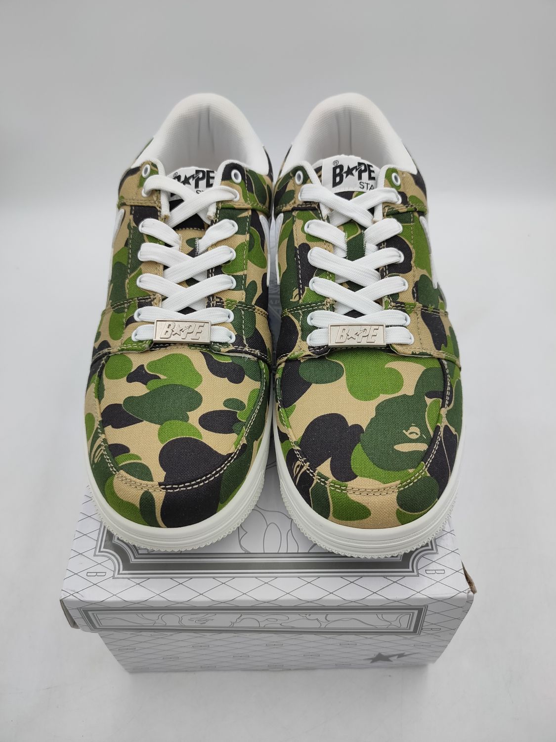 A Bathing Ape Bapesta ABC Camo 20th Anniversary Green | AfterMarket