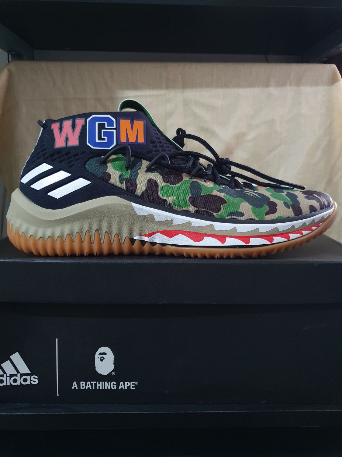 Adidas Dame 4 A Bathing Ape Camo AfterMarket