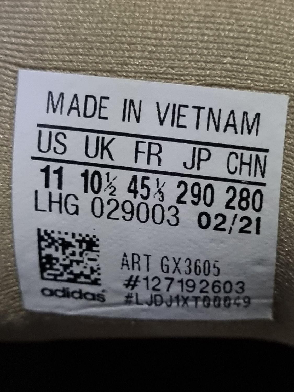 Yeezy 500 blush size tag cheap