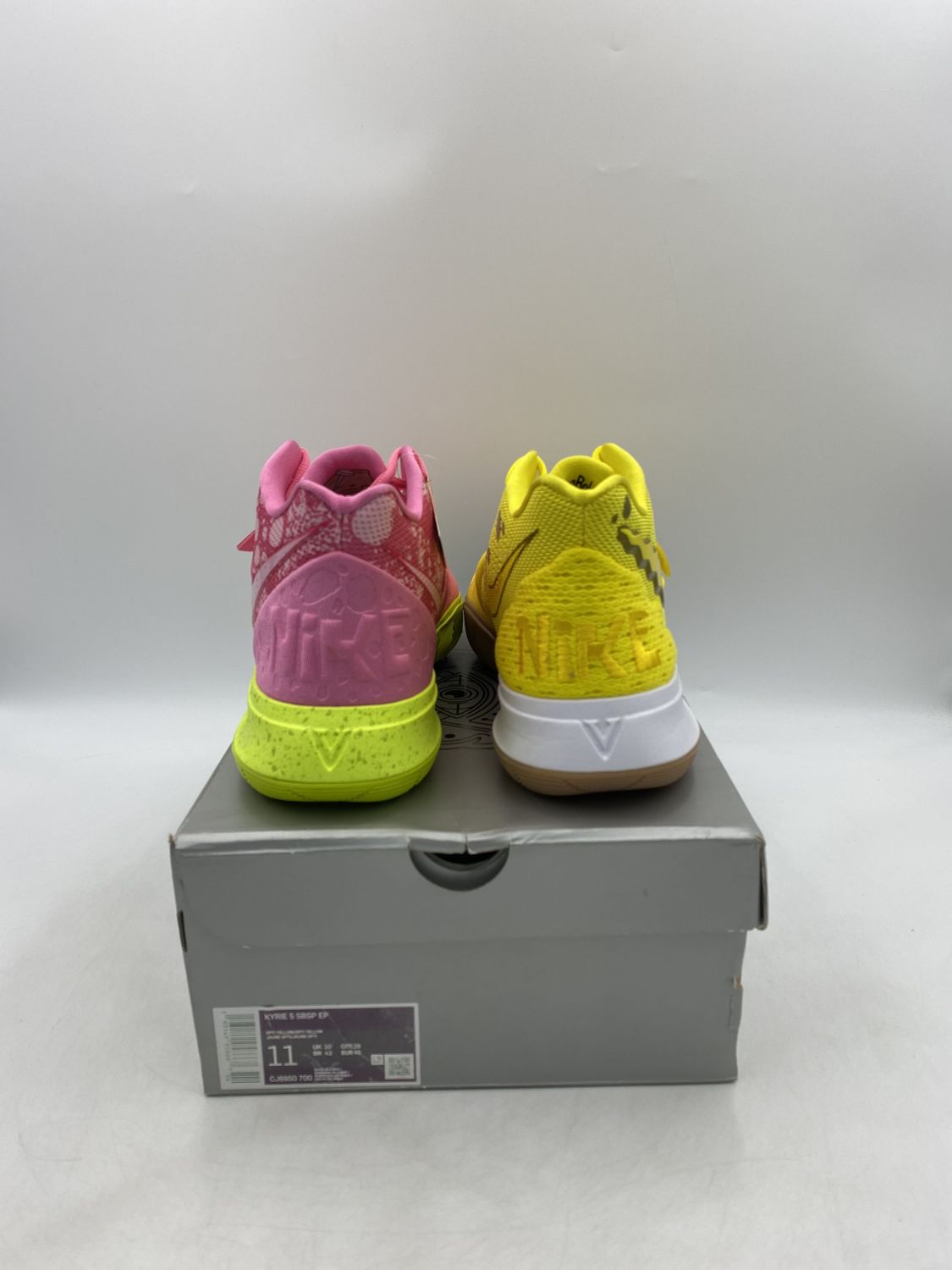 Kyrie 5 spongebob size on sale 11