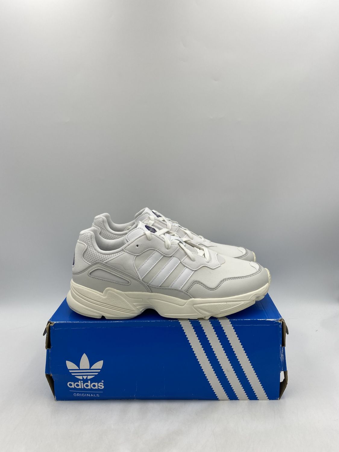 Adidas yung hot sale triple white