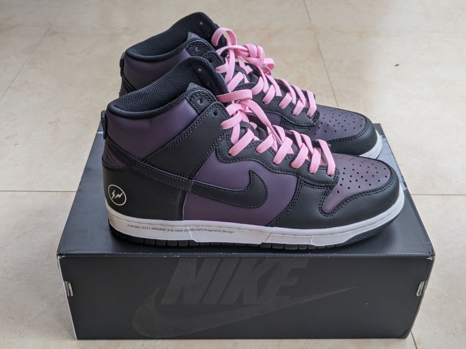 Nike Dunk High Fragment Design Beijing 2021 Aftermarket