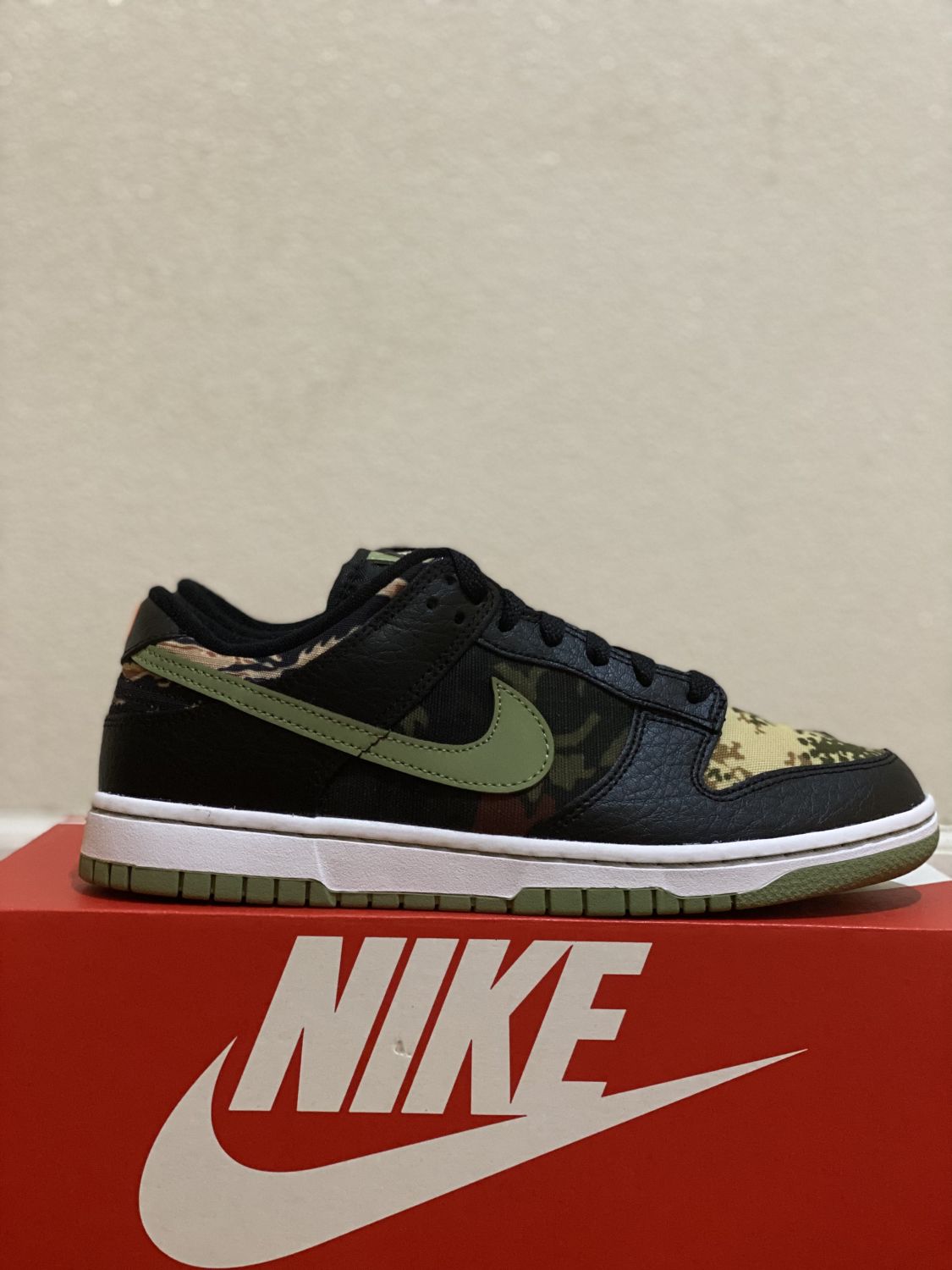 nike dunk low crazy camo gs