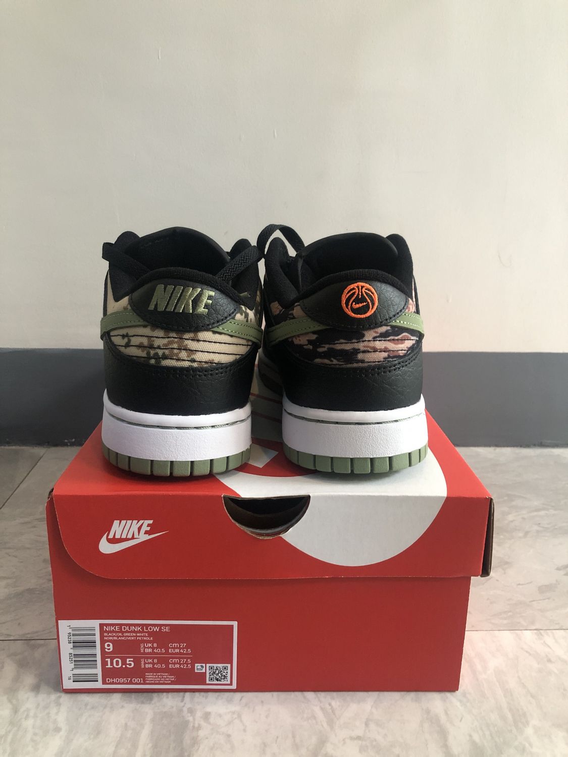 nike dunk low crazy camo gs