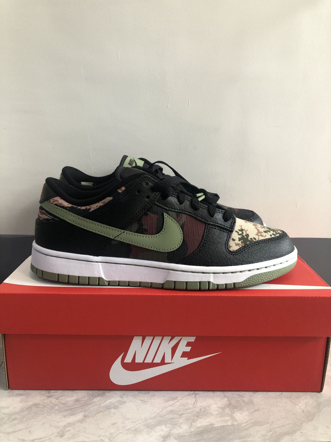 nike dunk low crazy camo gs
