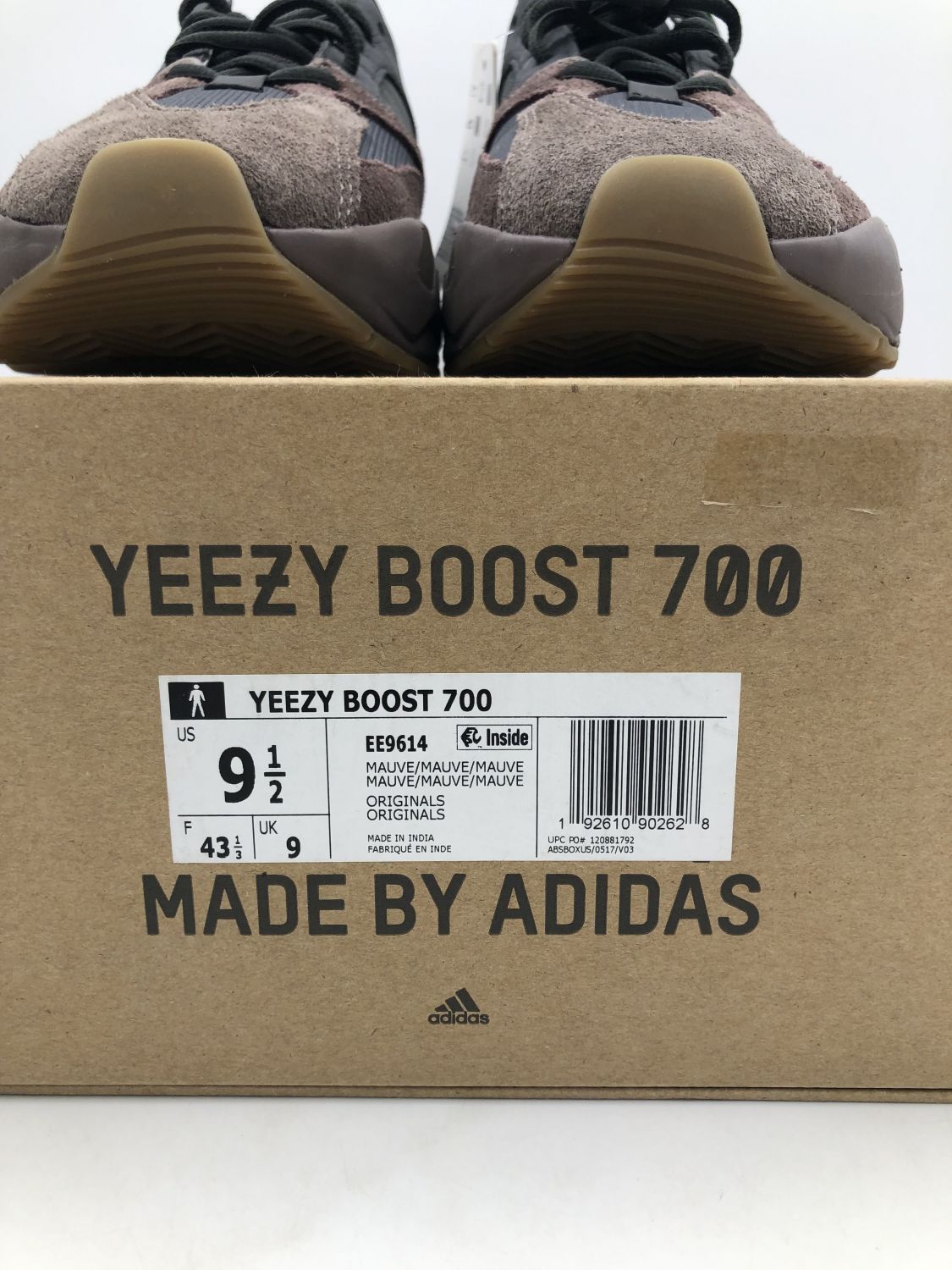 Yeezy 700 sales mauve inside tag