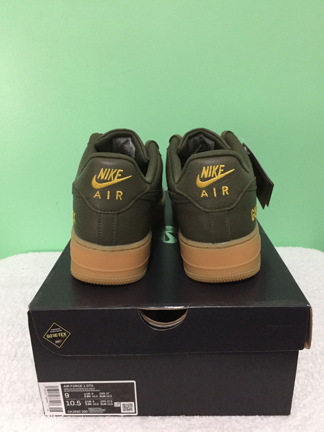 Nike Air Force One Low Gore-Tex Medium Olive | AfterMarket