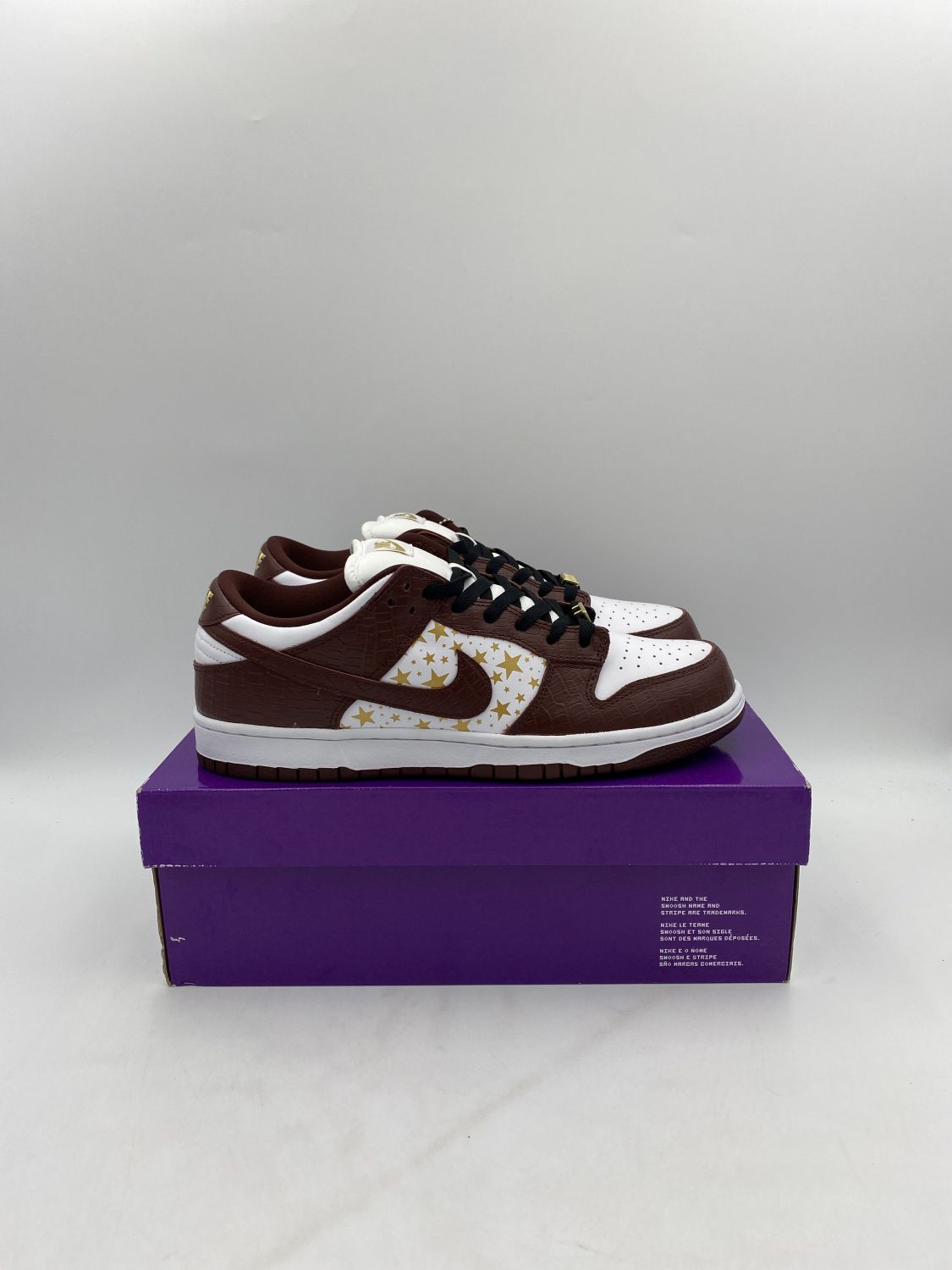 Nike SB Dunk Low x Supreme Stars Barkroot Brown (DH3228-103) Men's  Size 11