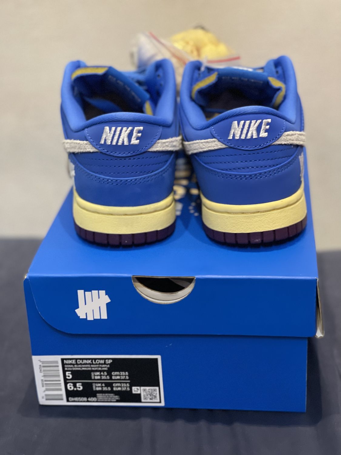 undefeated 5 on it dunk on feet