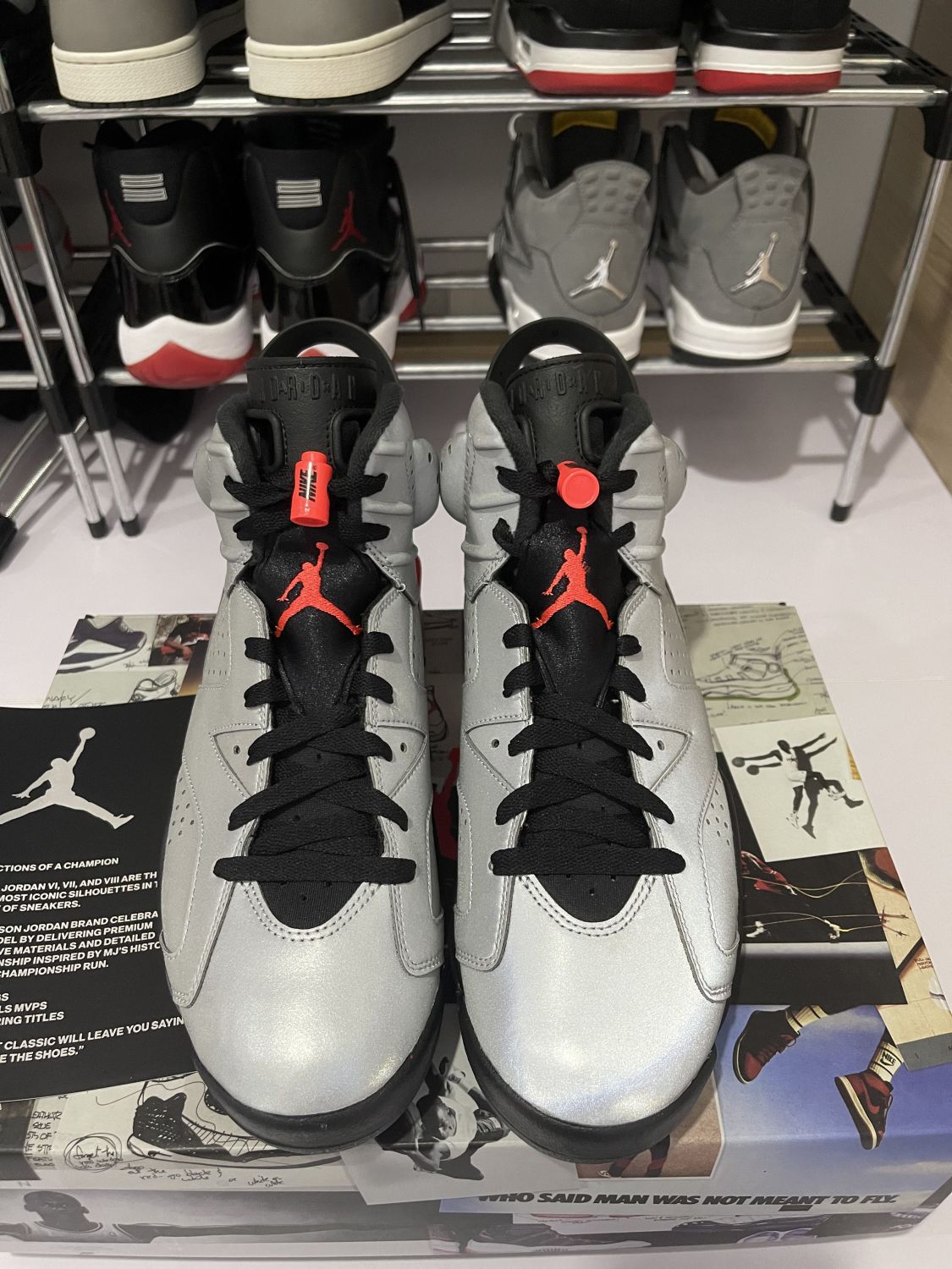 Jordan 6 hotsell 7 8 reflective