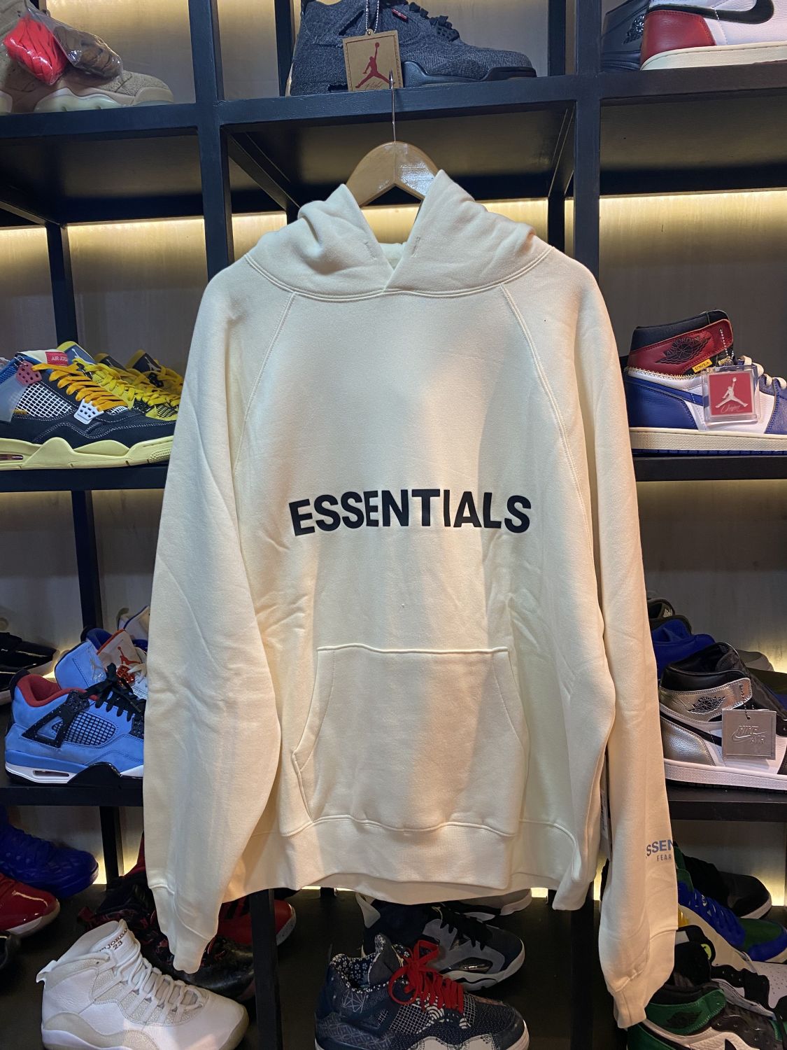 Fear Of God Essentials Pull-Over Hoodie (SS20) Cream | AfterMarket