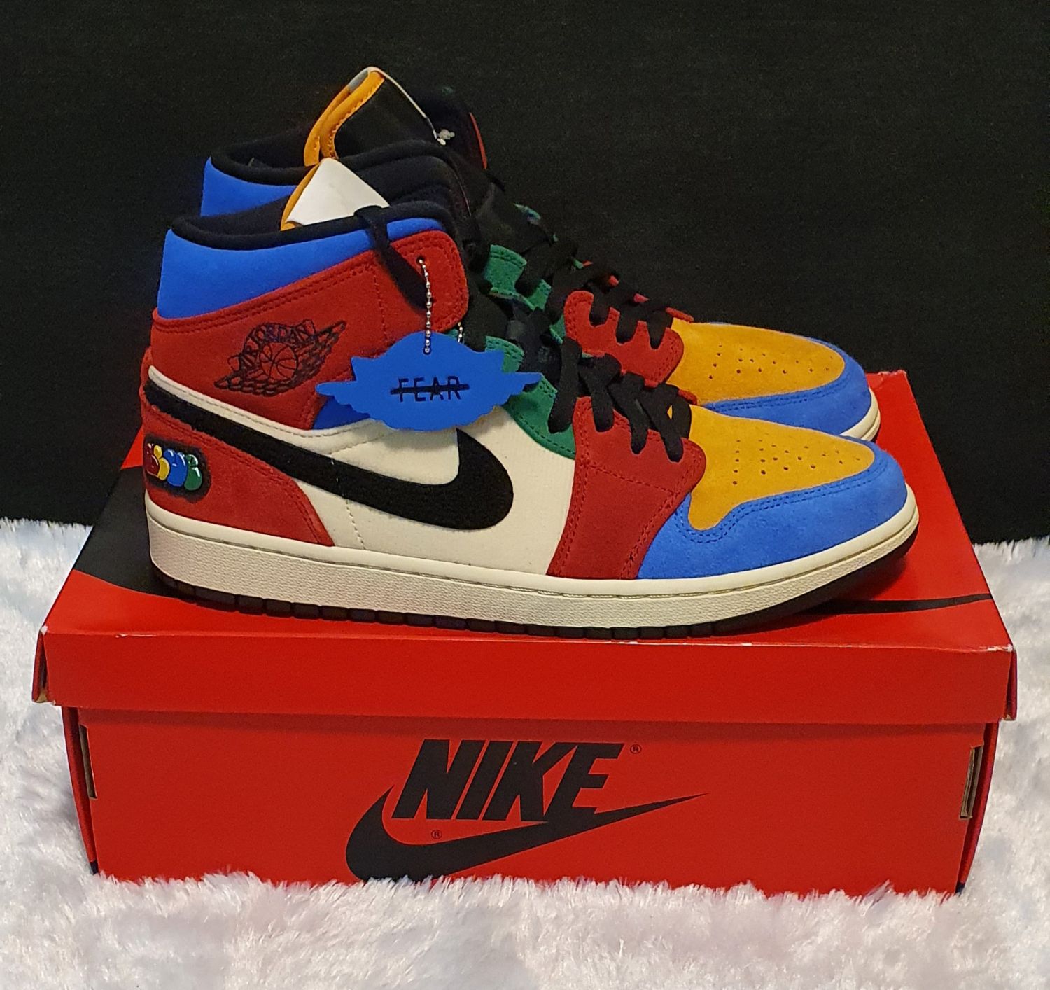 Jordan 1 Mid Se Fearless Blue The Great Aftermarket