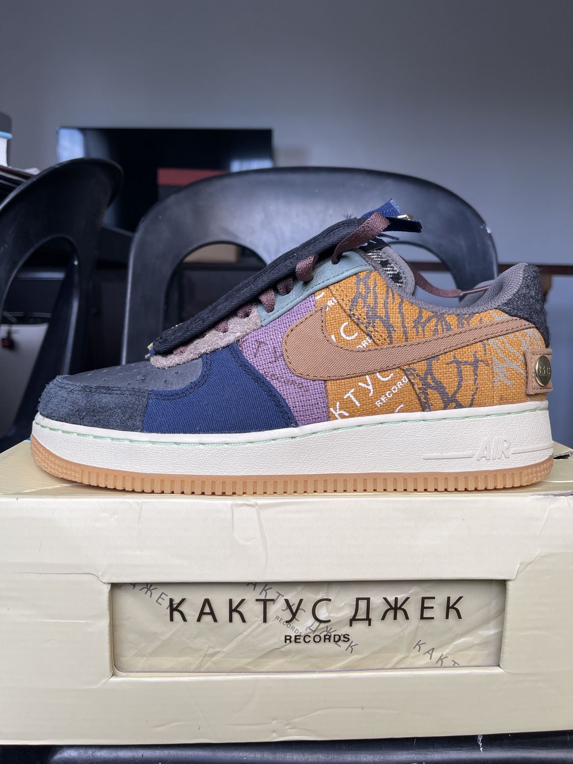 TRAVIS SCOTT CACTUS JACK AIR FORCE 1 CUSTOM – THE CUSTOM SHOP