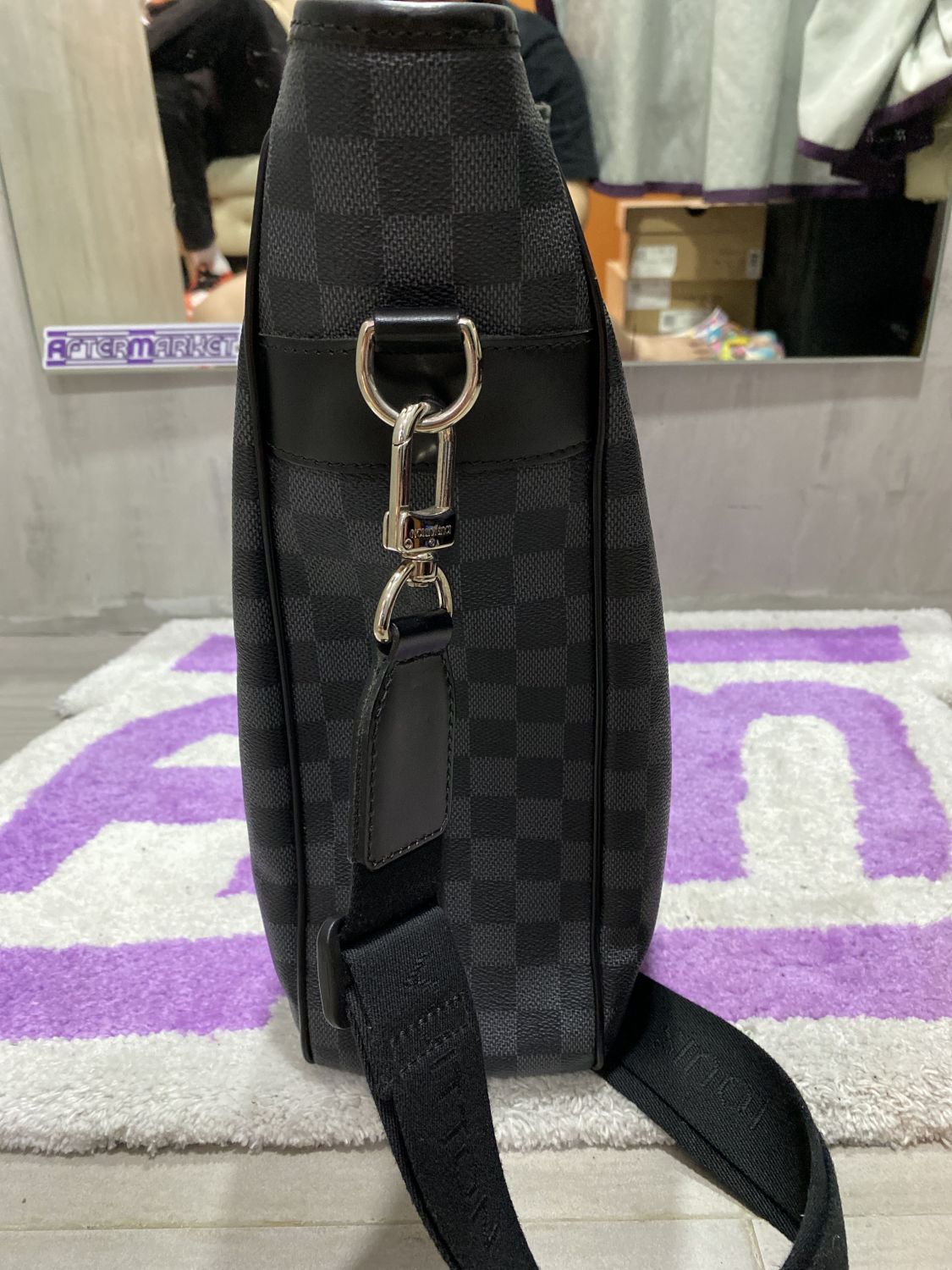 Tadao cloth bag Louis Vuitton Black in Cloth - 29574404