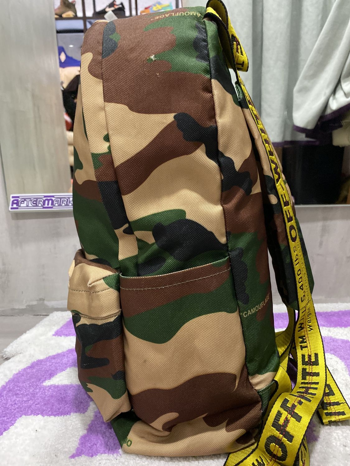 Camouflage Industrial Strap Backpack AfterMarket