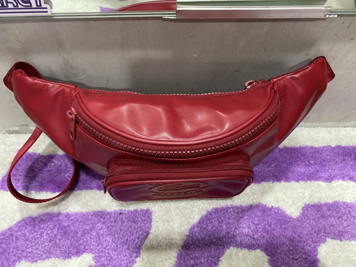 Supreme Lacoste Red Waist Bag | AfterMarket