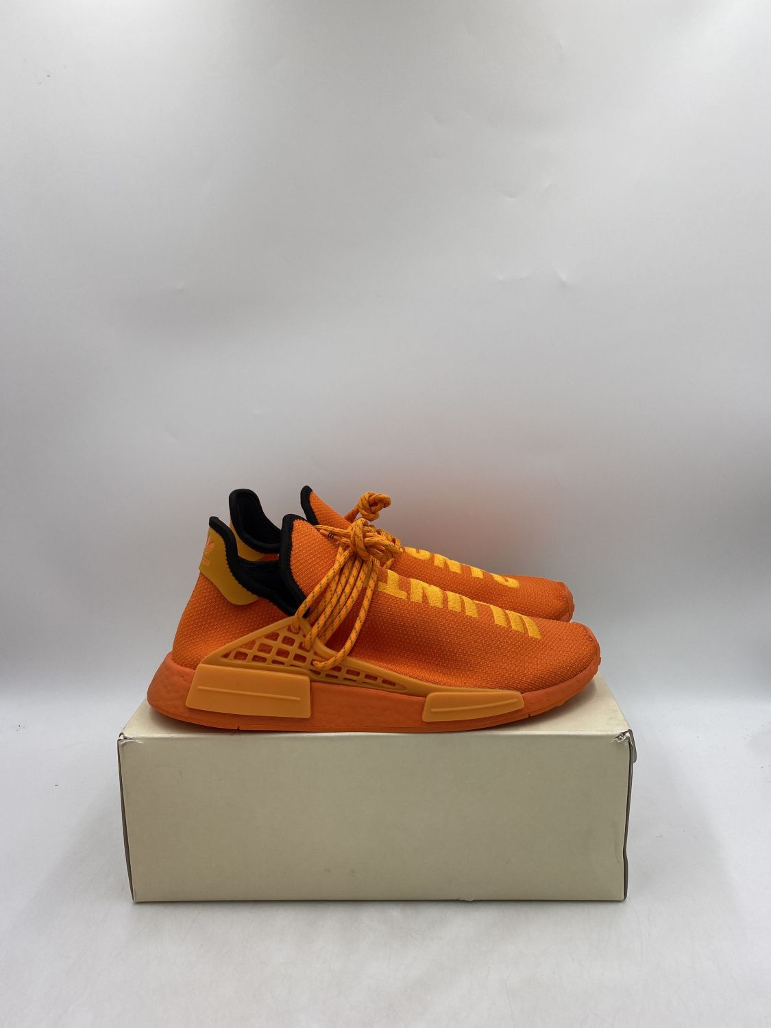 Pharrell adidas NMD Hu Orange GY0095 Release