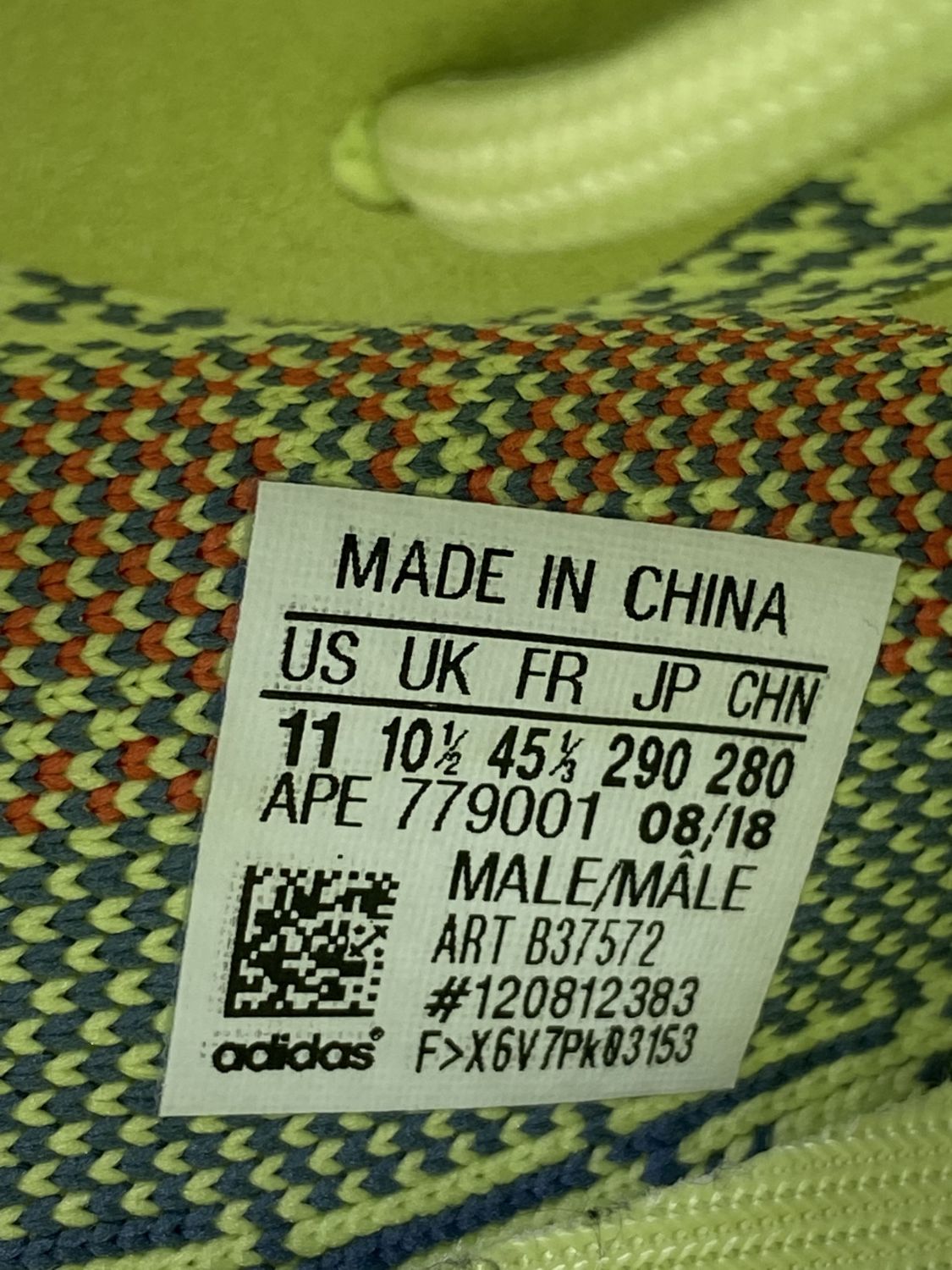 Semi frozen yellow yeezy inside tag shop