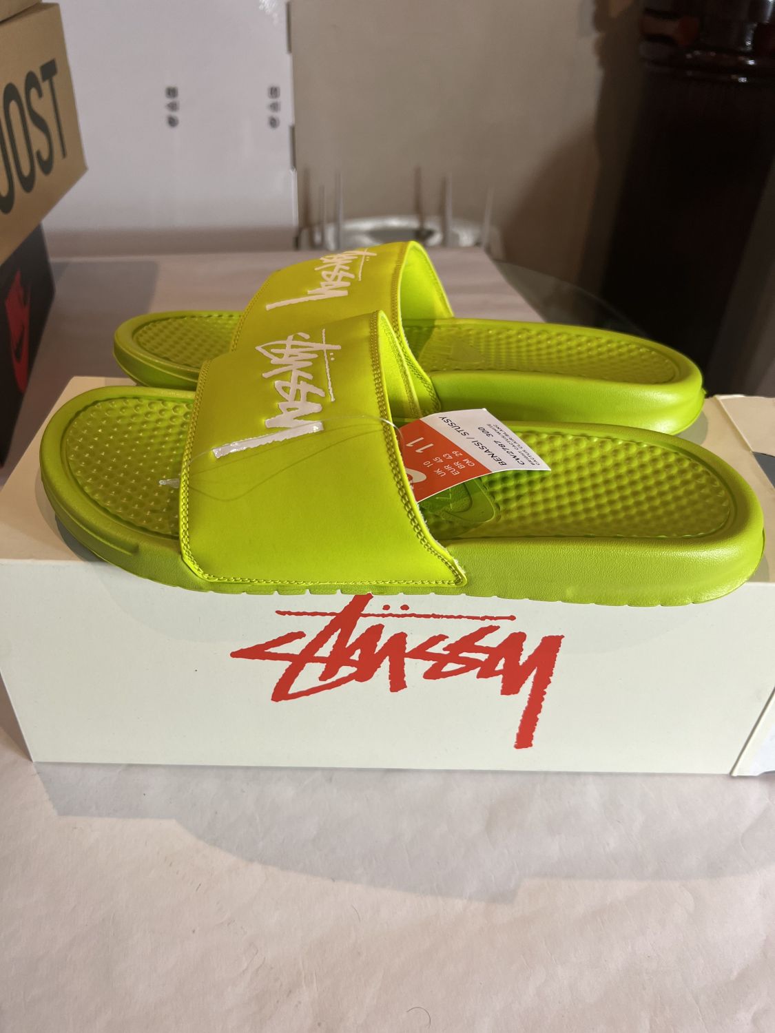 Benassi discount stussy slides