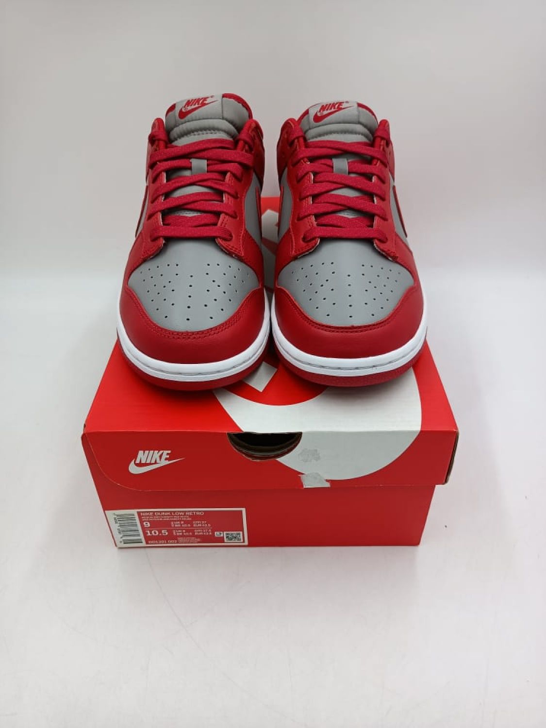 Nike Dunk Low Retro Medium Grey Varsity Red UNLV (2021)