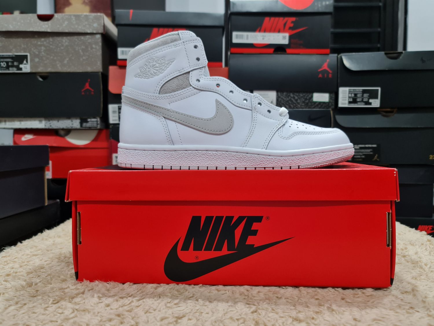 Jordan 1 hotsell high neutral grey