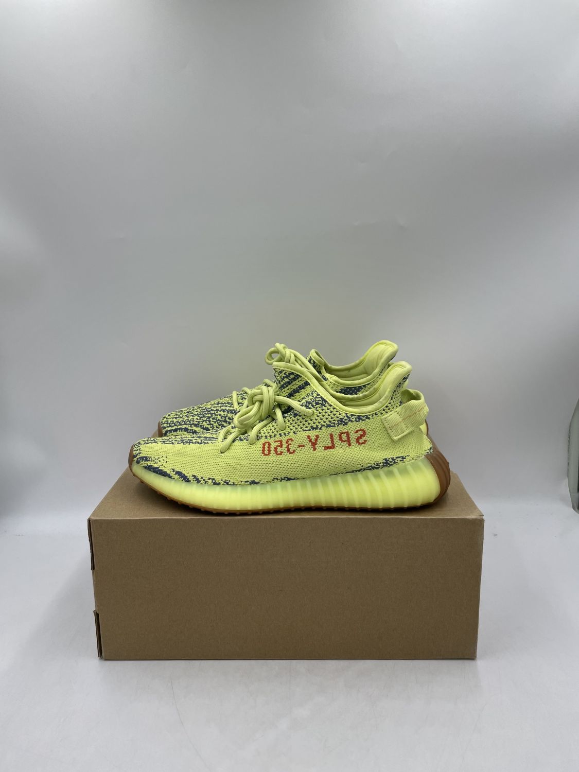 Size 8.5 - Adidas Yeezy Boost 350 V2 Semi Frozen Yellow Authentic