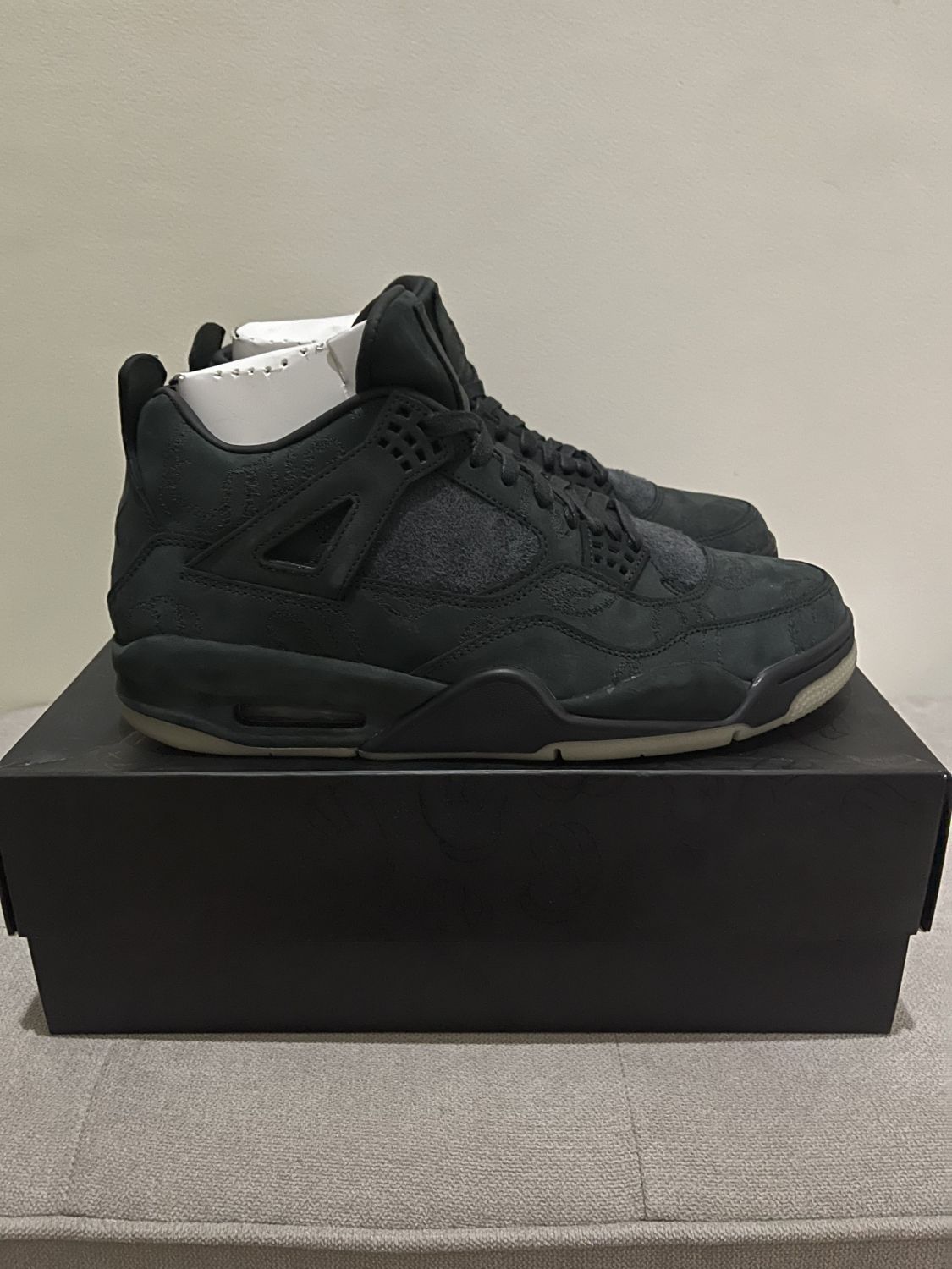 jordan 4 kaws black