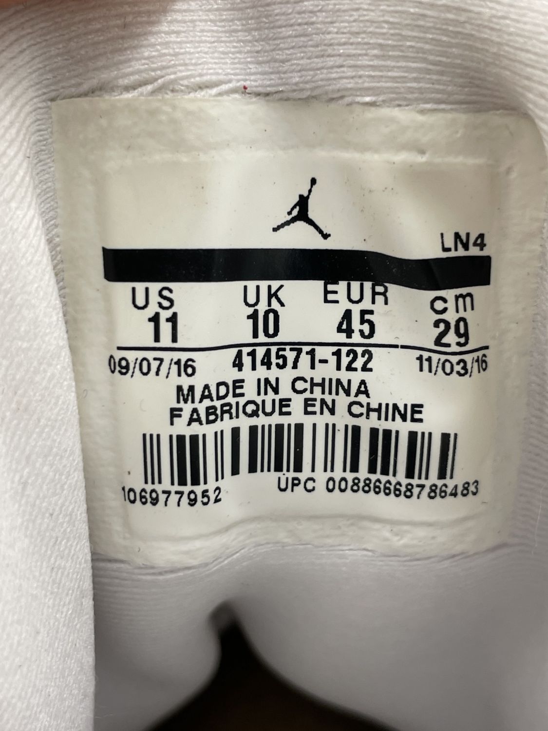 Jordan best sale ln4 2017