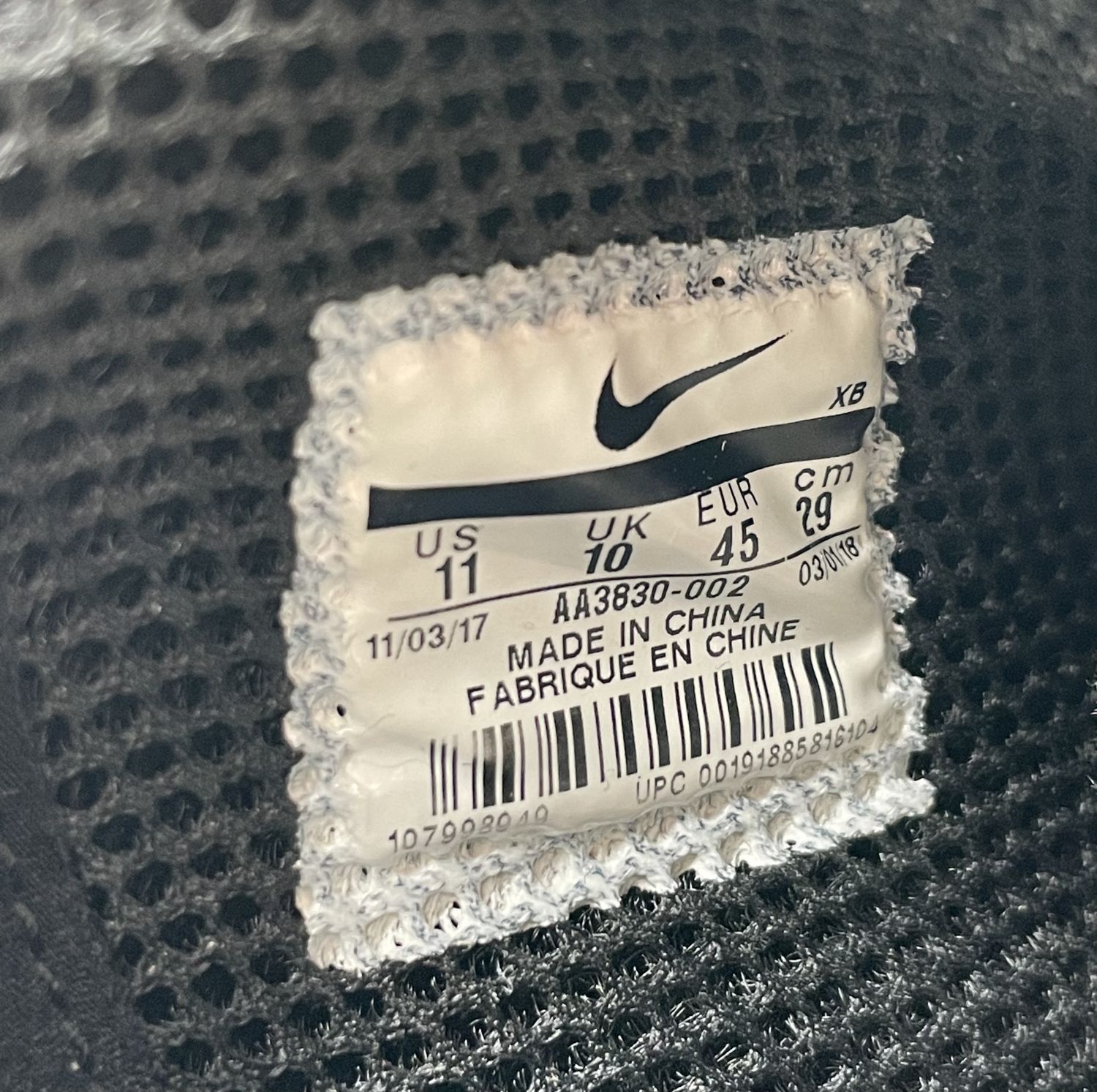 Nike Air Presto Off White Black 2018 AfterMarket
